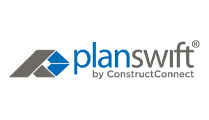 PlanSwift logo – desktop construction takeoff and cost estimating software.