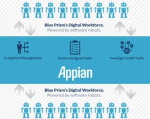 Enterprise automation process map created in Appian low-code platform