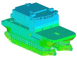 Finite Element Analysis of marine and coastal structures under wave and structural loads