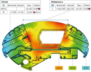 ISO 10360 standard verification process for optical 3D scanning systems