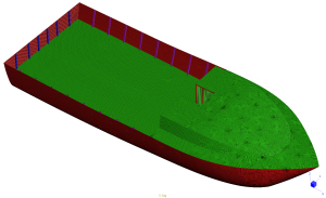 Finite element structural analysis of a 12 m FRP hydrogen-powered boat hull under hydrostatic, hogging, and sagging loads in Queensland