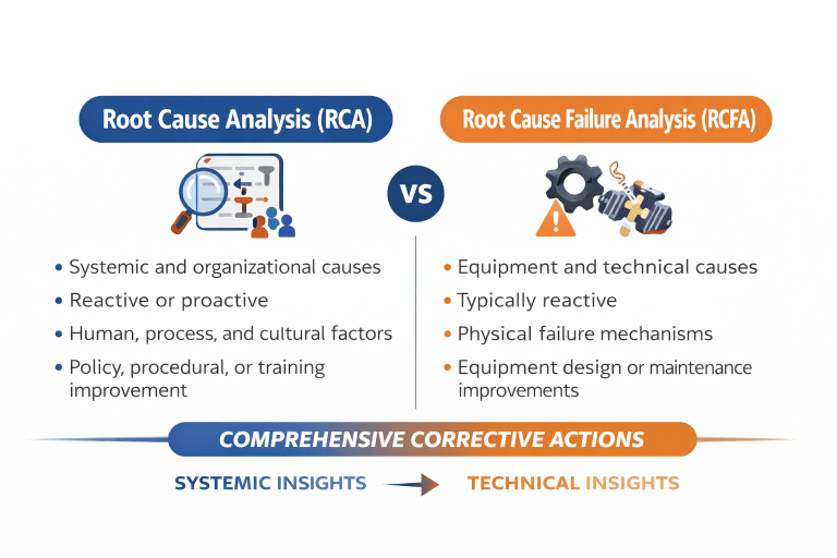 Blogs | RCA vs RCFA: Understanding the Key Differences and Choosing the ...