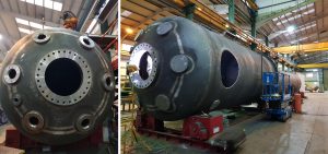 Different types of ASME tanks including vertical, horizontal, and spherical pressure vessels used in industrial applications