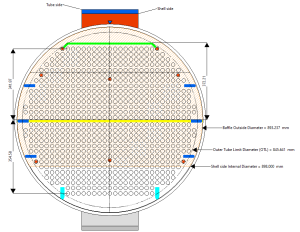Engineered pressure vessel diagram showing cylindrical and spherical designs used in industrial applications.
