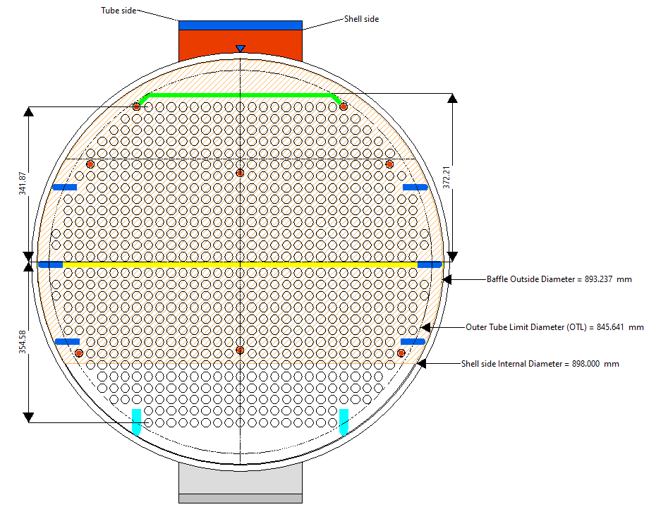 Engineered pressure vessel diagram showing cylindrical and spherical designs used in industrial applications.