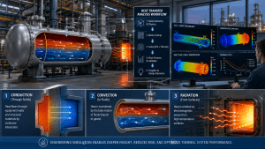 RCFA tool selection workflow showing 5 Whys, fishbone diagram, fault tree analysis, FMEA, testing, and simulation