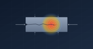 Illustration of a steel plate under tension with a crack growing from an edge notch, surrounded by blue-to-red stress contour rings at the crack tip